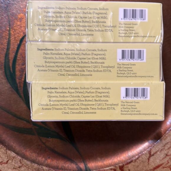 Men’s The Natural Co Goat’s Milk & Lemon Myrtle Moisturizing & Soothing x 3 100g - Picture 7 of 7